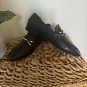 Black cute loafers